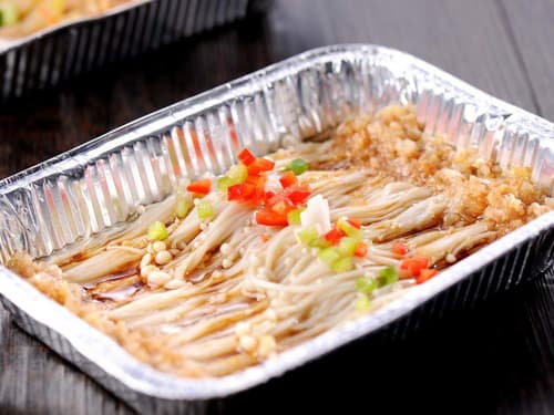 古丈锡纸烤金针菇